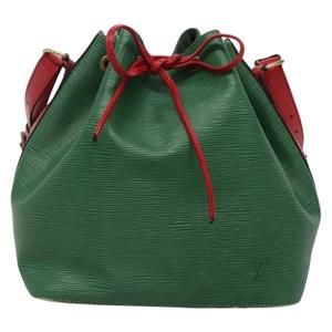 Louis Vuitton Petit Noé Green Leather shoulder